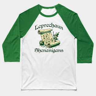 Leprechaun Shenanigans Baseball T-Shirt